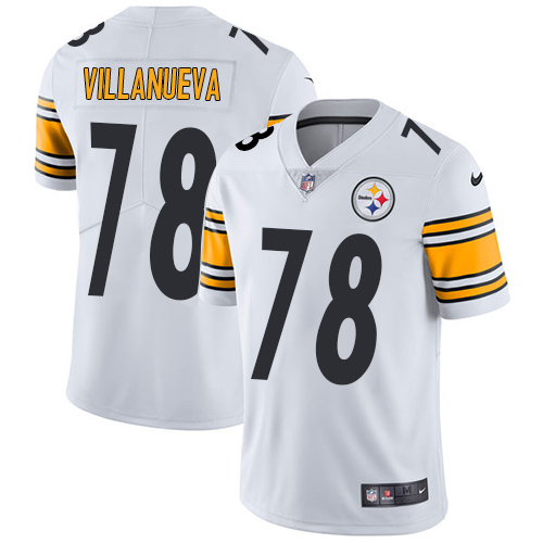 Nike Steelers #78 Alejandro Villanueva White Youth Stitched NFL Vapor Untouchable Limited Jersey